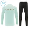 Frankrijk Kind Trainings Sweatshirt Pak 2026-27 Kwart-Zip Witte