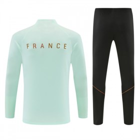 Frankrijk Trainings Sweatshirt Pak 2026-27 Kwart-Zip Witte