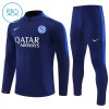 Inter Milan Kind Trainings Sweatshirt Pak 2026-27 Kwart-Zip Blauwe Inter Milan Kind Trainings Sweatshirt Pak 2026-27 Kwart-Zip Blauwe