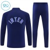 Inter Milan Kind Trainings Sweatshirt Pak 2026-27 Kwart-Zip Blauwe