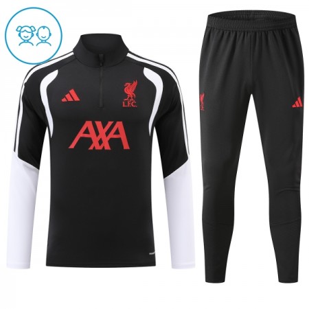 Liverpool Kind Trainings Sweatshirt Pak 2026-27 Kwart-Zip Zwarte