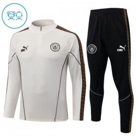 Manchester City Kind Trainings Sweatshirt Pak 2026-27 Kwart-Zip Grijze