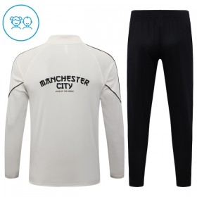 Manchester City Kind Trainings Sweatshirt Pak 2026-27 Kwart-Zip Grijze