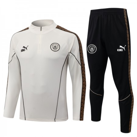 Manchester City Trainings Sweatshirt Pak 2026-27 Kwart-Zip Grijze