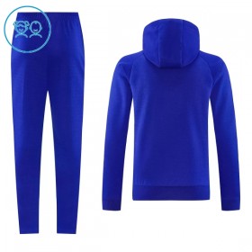 Manchester United Hoodie Kind Trainings Sweatshirt Pak 2026-27 Blauwe