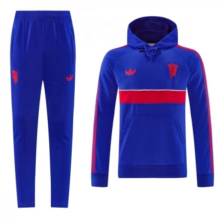 Manchester United Hoodie Trainings Sweatshirt Pak 2026-27 Blauwe