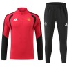 Manchester United Trainings Sweatshirt Pak 2026-27 Kwart-Zip Rode Manchester United Trainings Sweatshirt Pak 2026-27 Kwart-Zip Rode