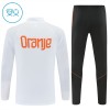 Nederland Kind Trainings Sweatshirt Pak 2026-27 Kwart-Zip Witte