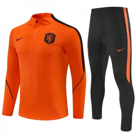Nederland Trainings Sweatshirt Pak 2026-27 Kwart-Zip Oranje Nederland Trainings Sweatshirt Pak 2026-27 Kwart-Zip Oranje