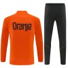 Nederland Trainings Sweatshirt Pak 2026-27 Kwart-Zip Oranje
