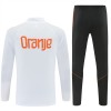 Nederland Trainings Sweatshirt Pak 2026-27 Kwart-Zip Witte