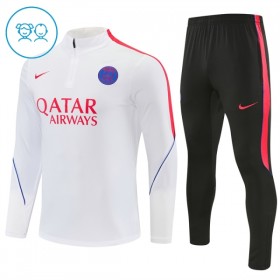 Paris Saint Germain Kind Trainings Sweatshirt Pak 2026-27 Kwart-Zip Witte