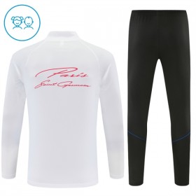 Paris Saint Germain Kind Trainings Sweatshirt Pak 2026-27 Kwart-Zip Witte