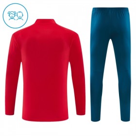 Portugal Kind Trainings Sweatshirt Pak 2026-27 Kwart-Zip Rode