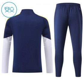 Real Madrid Kind Trainings Sweatshirt Pak 2026-27 Kwart-Zip Blauwe