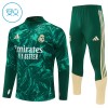 Real Madrid Kind Trainings Sweatshirt Pak 2026-27 Kwart-Zip Groene Real Madrid Kind Trainings Sweatshirt Pak 2026-27 Kwart-Zip Groene
