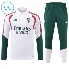Real Madrid Kind Trainings Sweatshirt Pak 2026-27 Kwart-Zip Witte