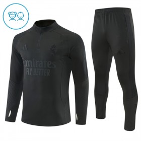 Real Madrid Kind Trainings Sweatshirt Pak 2026-27 Kwart-Zip Zwarte