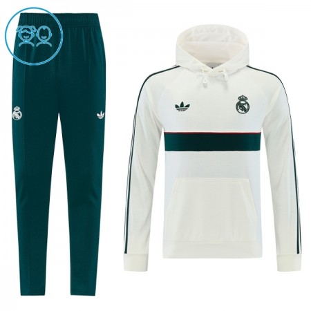 Real Marid Hoodie Kind Trainings Sweatshirt Pak 2026-27 Witte Real Marid Hoodie Kind Trainings Sweatshirt Pak 2026-27 Witte