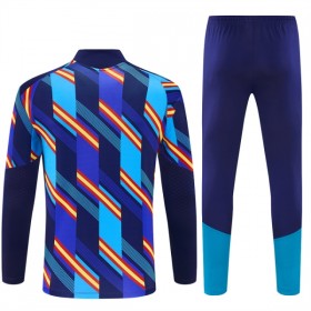 Spanje Trainings Sweatshirt Pak 2026-27 Kwart-Zip Blauwe