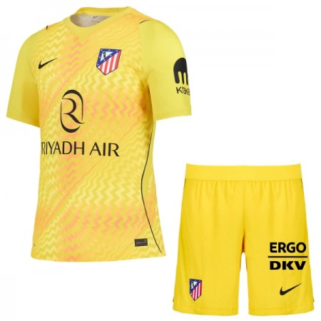Atlético Madrid Doelman Kind Tenue 2026-27 gele Atlético Madrid Doelman Kind Tenue 2026-27 gele