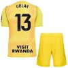 Atlético Madrid Oblak 13 Doelman Kind Tenue 2026-27 gele Atlético Madrid Oblak 13 Doelman Kind Tenue 2026-27 gele